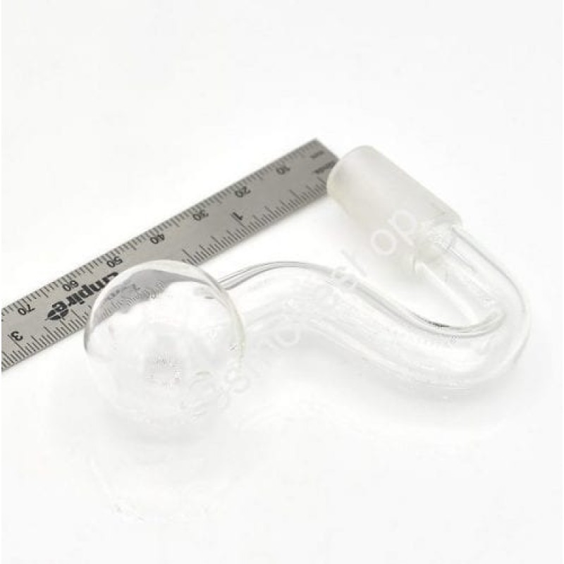 14 MM MALE L BEND OB GLASS ON GLASS