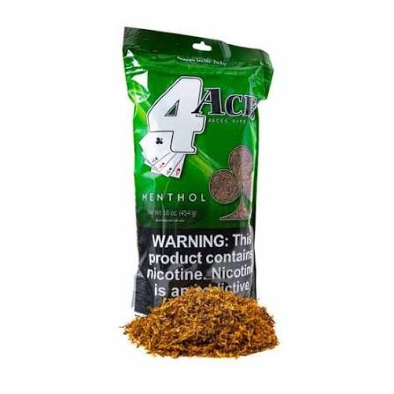 4 ACES MENTHOL TOBACCO LARGE BAG/ 16oz.