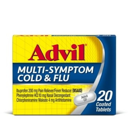ADVIL - 210mg/ct - 1ct/pk - 25pk/bx - Sinus Congestion & Pain