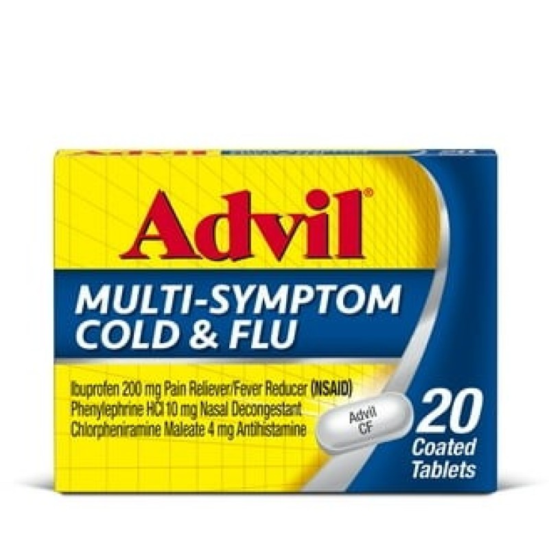 ADVIL - 210mg/ct - 1ct/pk - 25pk/bx - Sinus Congestion & Pain