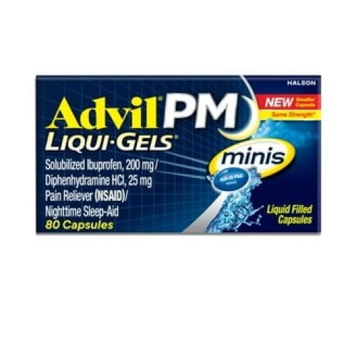 ADVIL PM (200MG) 25 PACKS OF 2-TABS EACH