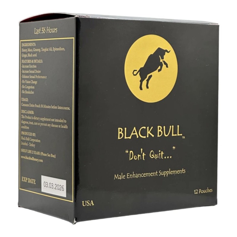 BLACK BULL 12CT POUCH USA
