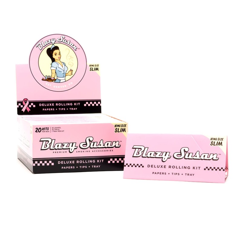 Blazy Susan Pink Deluxe Rolling Kit 20kits