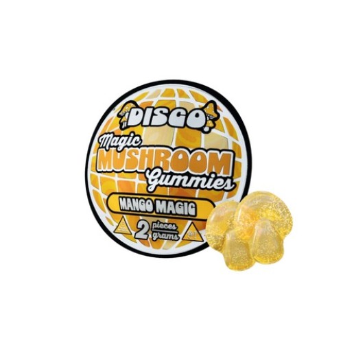 Disco Magic Mushrooms Gummies 2pk Display - Mango Magic
