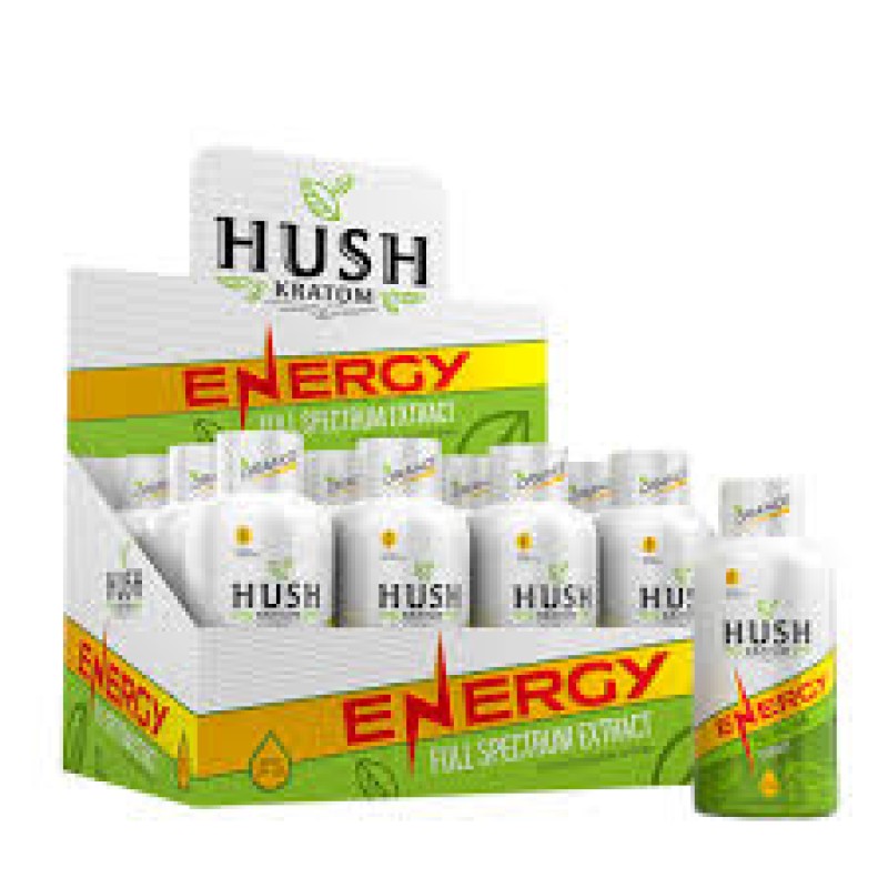 HUSH EXTRACT KRATOM SHOT 12CT BOX HK