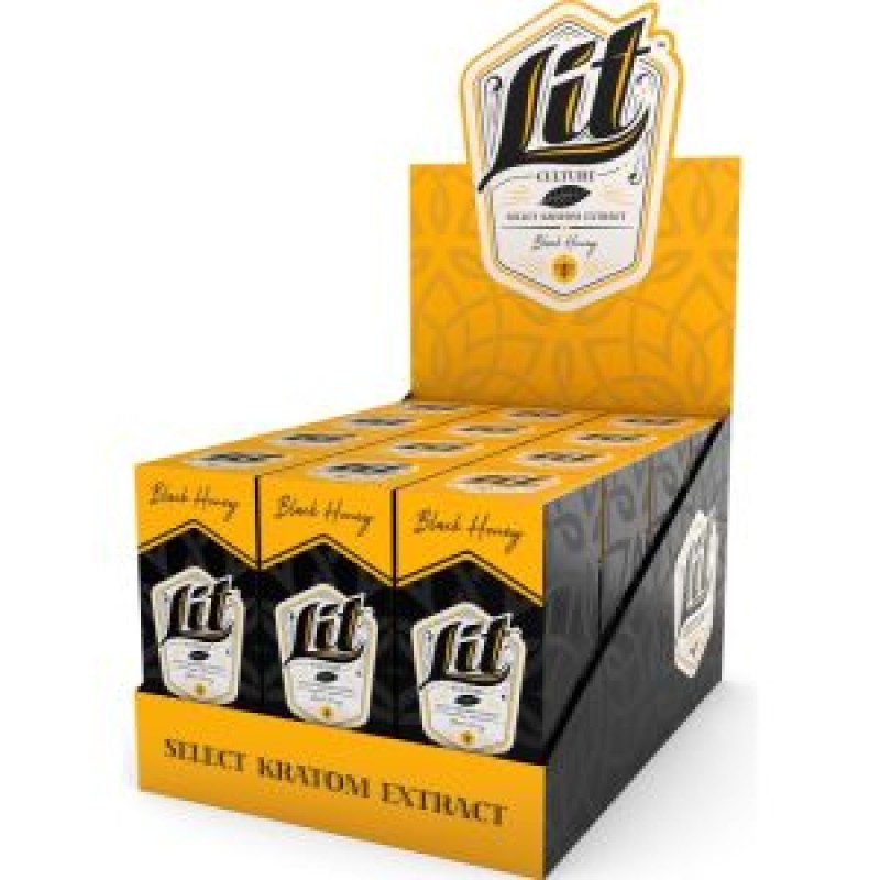Lit Culture Select 12ct Kratom Shot - Black Honey
