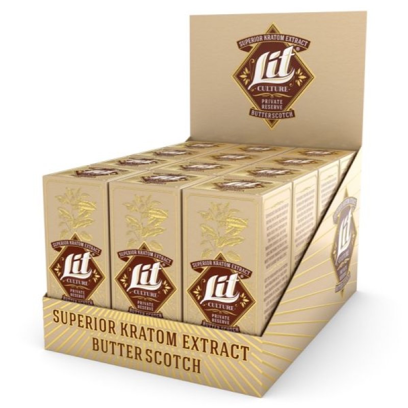 Lit Culture Butterscotch 12ct Kratom Shot