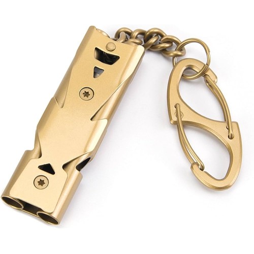 Metal Pipe Whistle Keychain 36ct