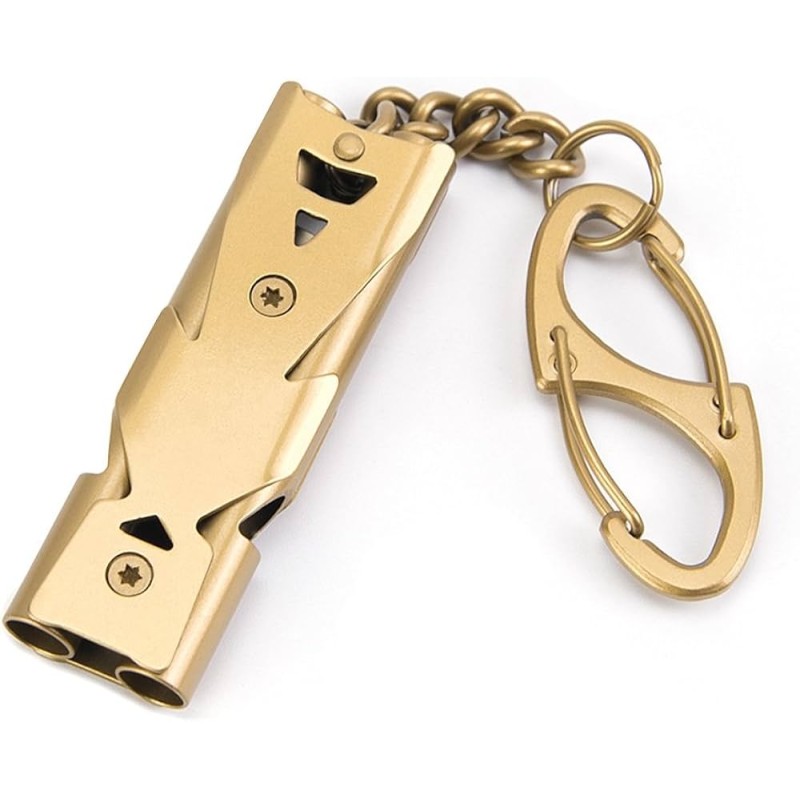Metal Pipe Whistle Keychain 36ct
