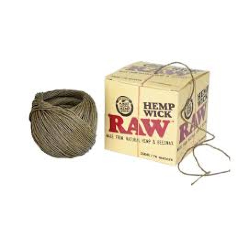 RAW HEMP WICK 250FT
