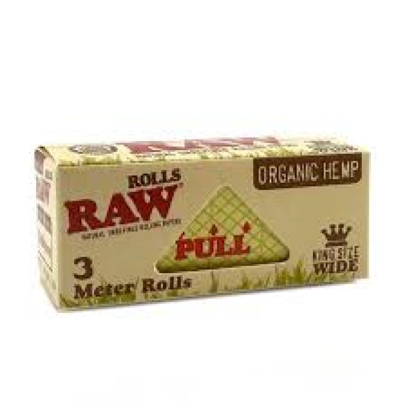 RAW ORGANIC KING SIZE WIDE 3 METER ROLL