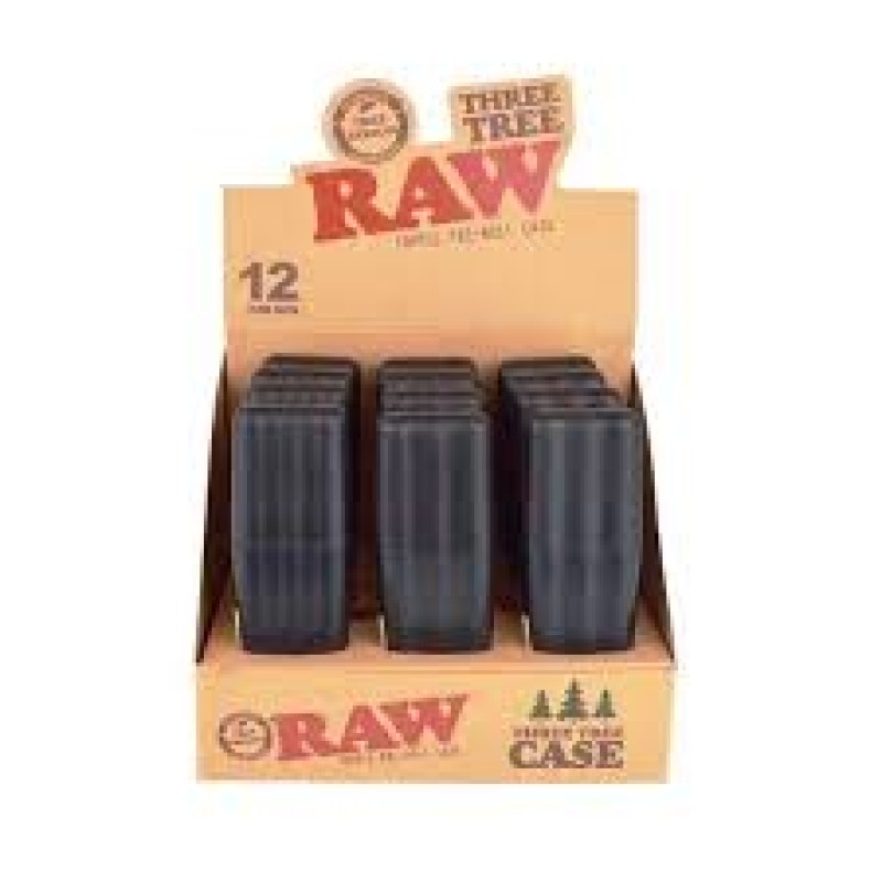 Raw Three Tree Triple Pre-roll Case 12ct