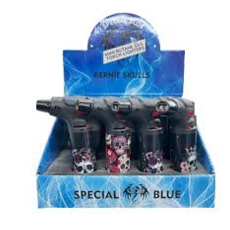 SB BERNIE SKULLS TORCH LIGHTER