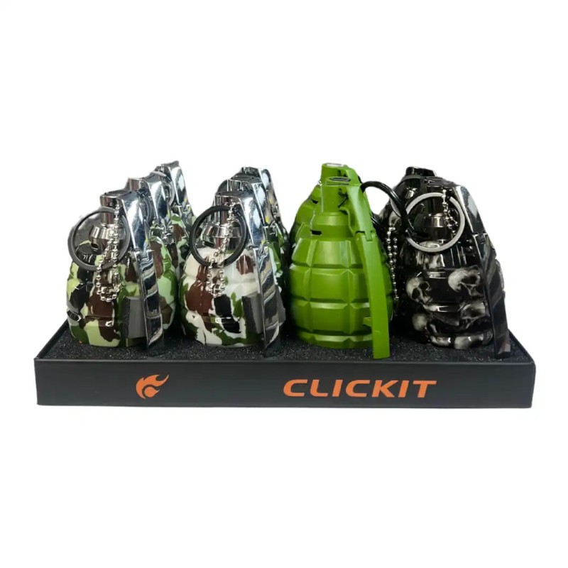 SB GRENADE TORCH LIGTHER 12PCS