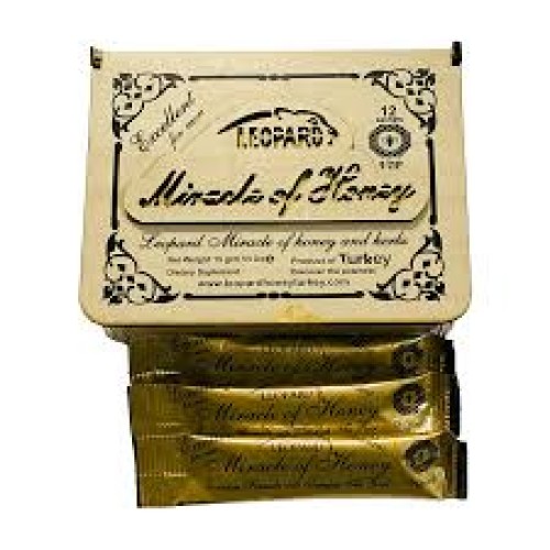 Leopard Honey 12ct Wood Box