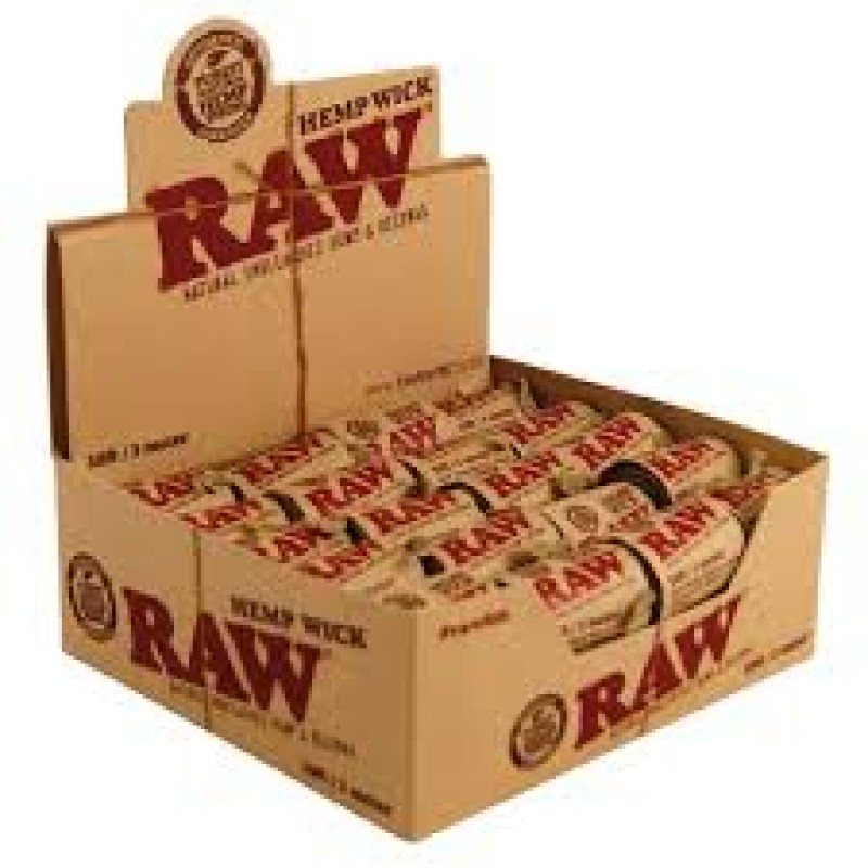 Raw Hempwick 40 Rolls