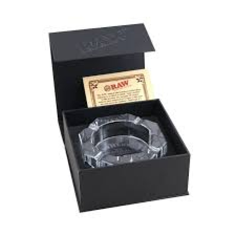Raw Lead Free Crystal Ashtray